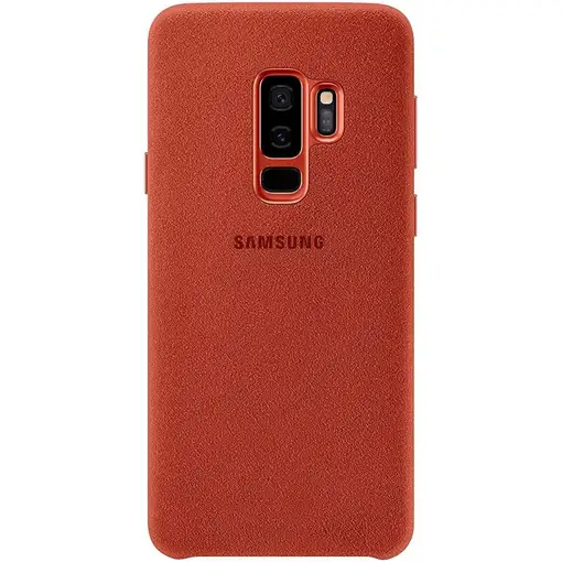 Funda Samsung Galaxy S9+ Alcántara Rojo EF-XG965AR Nueva