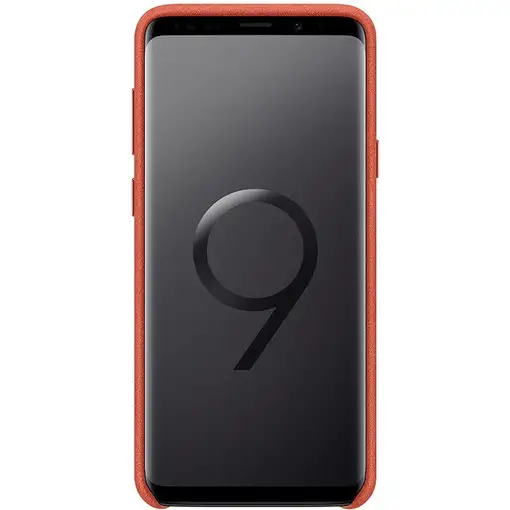 Funda Samsung Galaxy S9+ Alcántara Rojo EF-XG965AR Nueva