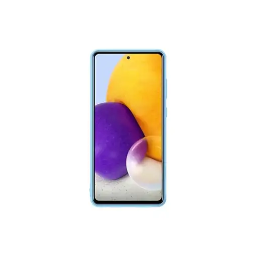 Funda Samsung de Silicona Para Galaxy A72 Color Azul Modelo EF-PA725TL