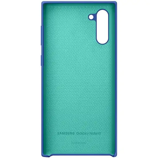 Funda Samsung de silicona para Galaxy Note 10 Azul EF-PN970TL