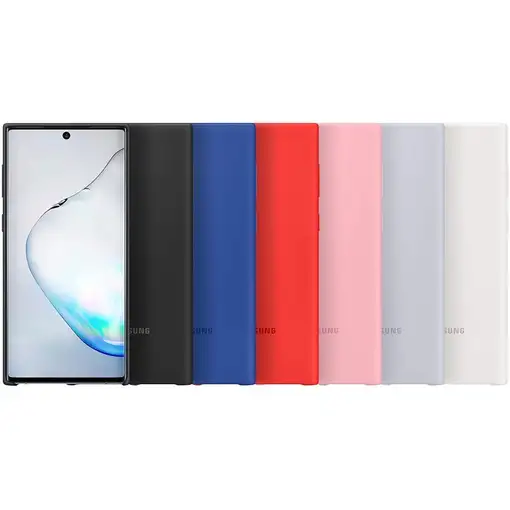 Funda Samsung de silicona para Galaxy Note 10 Azul EF-PN970TL