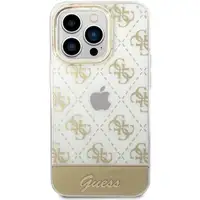 Funda Rígida Guess diseño 4G para Apple iPhone 14 Pro Color Dorado Funda Rígida Guess diseño 4G para Apple iPhone 14 Pro Color Dorado