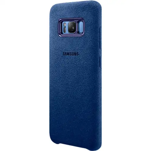 Funda Samsung Galaxy S8+ Alcántara Azul EF-XG955AL Nueva