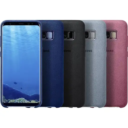 Funda Samsung Galaxy S8+ Alcántara Azul EF-XG955AL Nueva