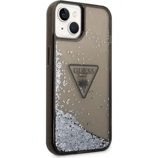 Funda Guess purpurina líquida Plateada para Apple iPhone 14 Plus color Negro