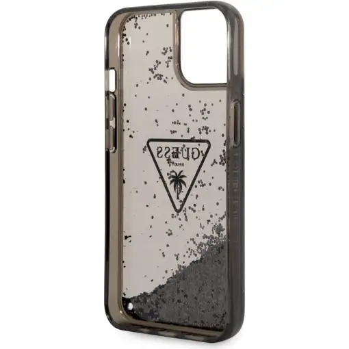 Funda Guess purpurina líquida Plateada para Apple iPhone 14 Plus color Negro