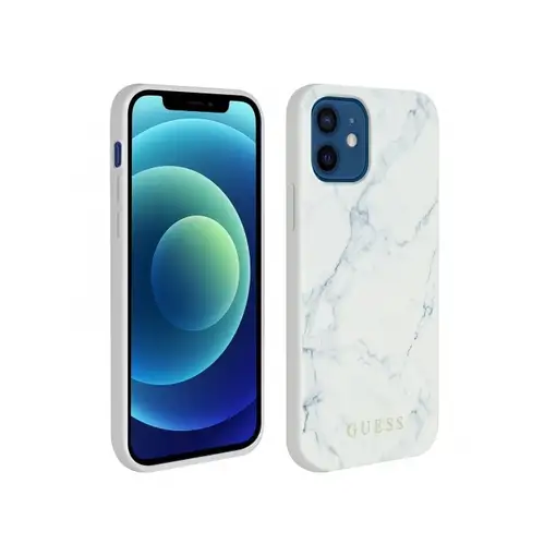 Funda Guess Silicona efecto Mármol para Apple iPhone 12 mini