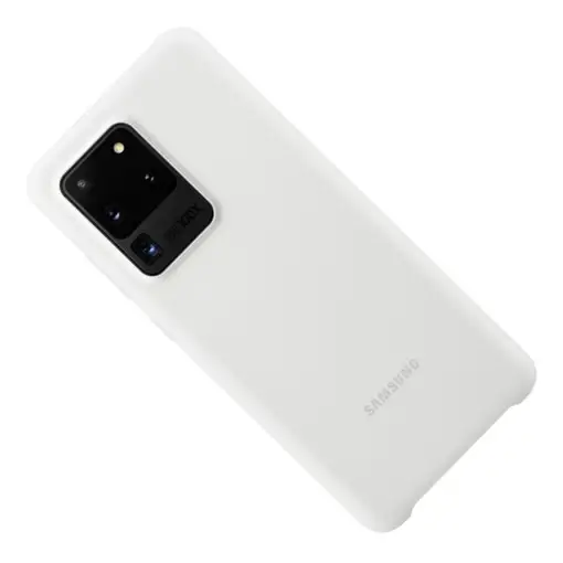 Funda Samsung De Silicona Para Galaxy S20 Ultra En Blanco EF-PG988TW Nuevo