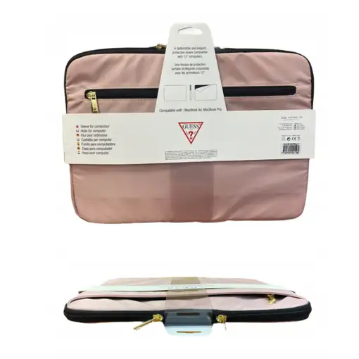Funda Guess para portátil y tablet 13'' color Rosa en Nylon GUCS13NTMLLP