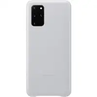 Funda Para Samsung Galaxy S20 Plus en Piel Color Gris Claro Modelo EF-VG985LS