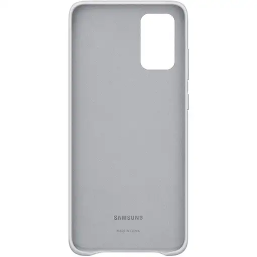 Funda Para Samsung Galaxy S20 Plus en Piel Color Gris Claro Modelo EF-VG985LS