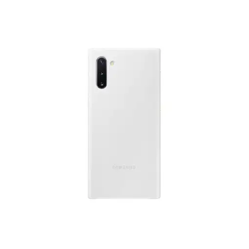 Funda Samsung Galaxy Note 10 Piel Blanco EF-VN970LW