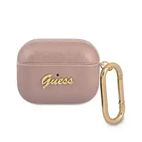 Funda Guess Silicona para Apple Airpods Pro Saffiano Rosa Modelo GUAPSASMP Funda Guess Silicona para Apple Airpods Pro Saffiano Rosa Modelo GUAPSASMP