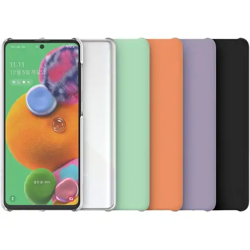 Funda Rígida para Samsung Galaxy A71 Morada Modelo Premium GP-FPA715WSAEW