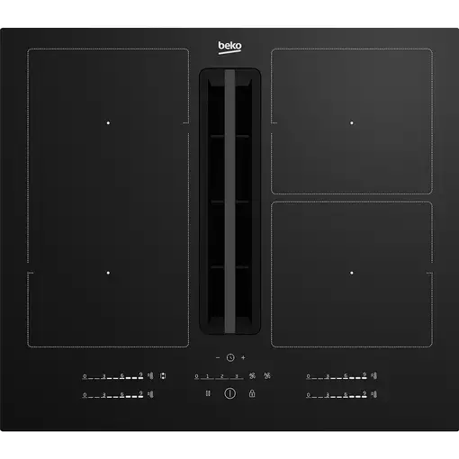 Beko HIXI 64700 UF Negro Integrado 60 cm Con placa de inducción 4 zona(s) Campana Beko HIXI 64700 UF Negro Integrado 60 cm Con placa de inducción 4 zona(s) Campana