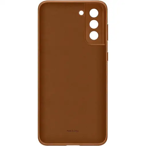 Funda Samsung En Piel para Galaxy S21 Plus Color Marrón Modelo EF-VG996LA Nuevo