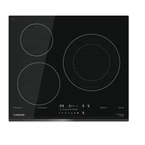 Nodor IH N6286 BK Negro Integrado 60 cm Con placa de inducción 3 zona(s) Nodor IH N6286 BK Negro Integrado 60 cm Con placa de inducción 3 zona(s)