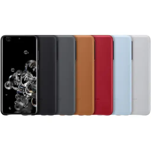 Funda Samsung En Piel para Galaxy S20 Ultra En Rojo Modelo EF-VG988LR Nuevo