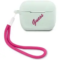 Funda Guess Silicona para Apple Airpods Pro Vintage Verde y Fucsia Funda Guess Silicona para Apple Airpods Pro Vintage Verde y Fucsia