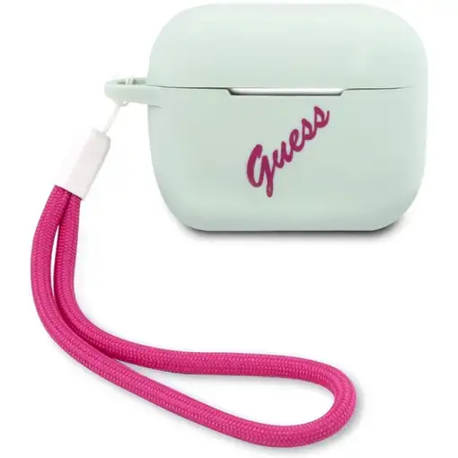 Funda Guess Silicona para Apple Airpods Pro Vintage Verde y Fucsia Funda Guess Silicona para Apple Airpods Pro Vintage Verde y Fucsia
