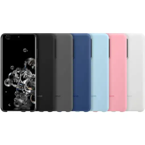 Funda Samsung De Silicona Para Galaxy S20 Ultra Color Rosa EF-PG988TP Nuevo