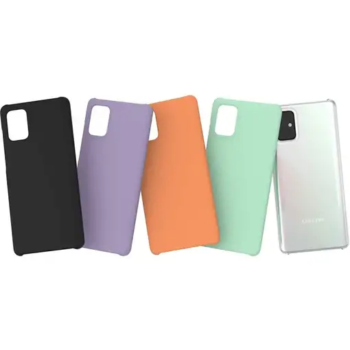 Funda Rígida para Samsung Galaxy A71 Menta Modelo Premium GP-FPA715WSAMW