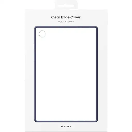 Funda Samsung Para Galaxy Tab A8 Transparente y Filo Navy Modelo EF-QX200TN