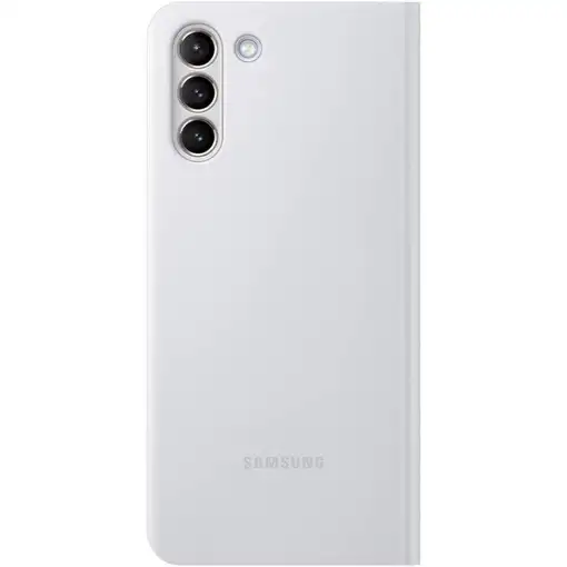 Funda Samsung Led View Para Galaxy S21 Plus Color Gris Modelo EF-NG996PJ