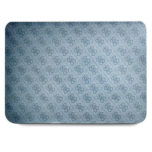 Funda Guess para portátil y tablet de 14'' diseño 4G color Azul con logo GUCS14P4T