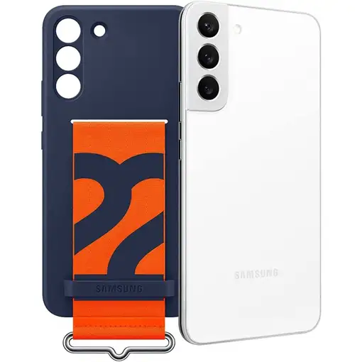 Funda Samsung de Silicona con Correa para Galaxy S22 Plus Navy Modelo  EF-GS906TN‎