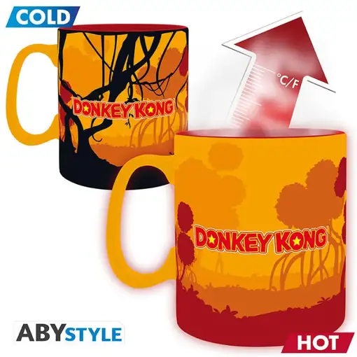 Taza Térmica de Cerámica Abystyle Donkey Kong Modelo Donkey Kong