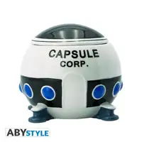 Taza de Cerámica Abystyle Bola de Dragón Z Modelo Cápsula Corp. Espacial