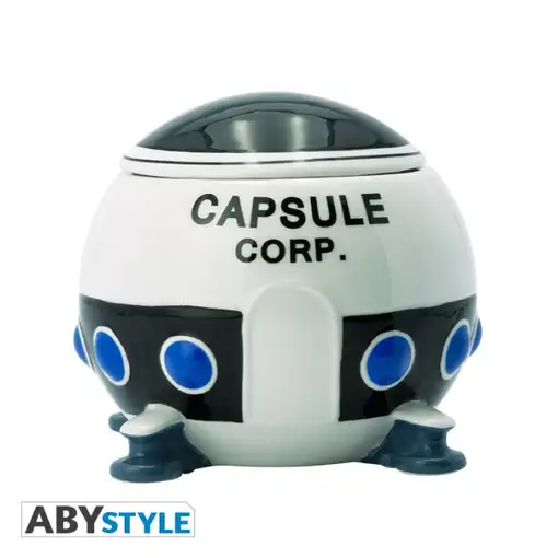 Taza de Cerámica Abystyle Bola de Dragón Z Modelo Cápsula Corp. Espacial