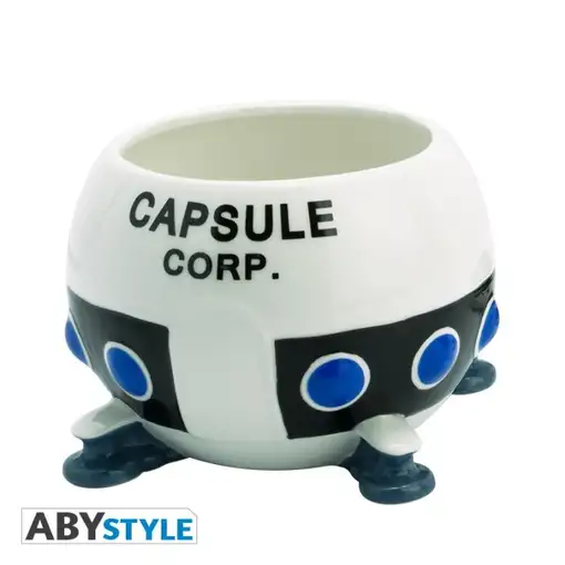 Taza de Cerámica Abystyle Bola de Dragón Z Modelo Cápsula Corp. Espacial