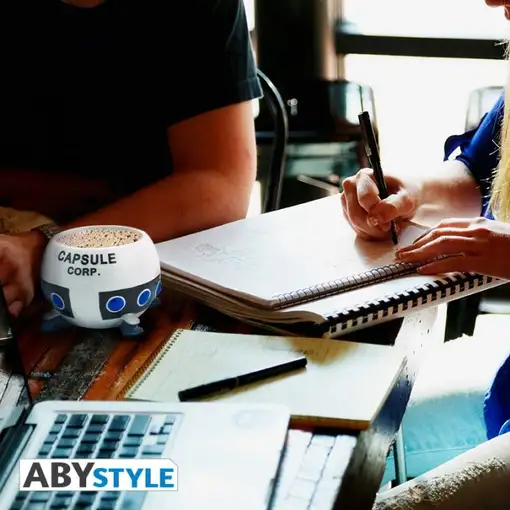 Taza de Cerámica Abystyle Bola de Dragón Z Modelo Cápsula Corp. Espacial