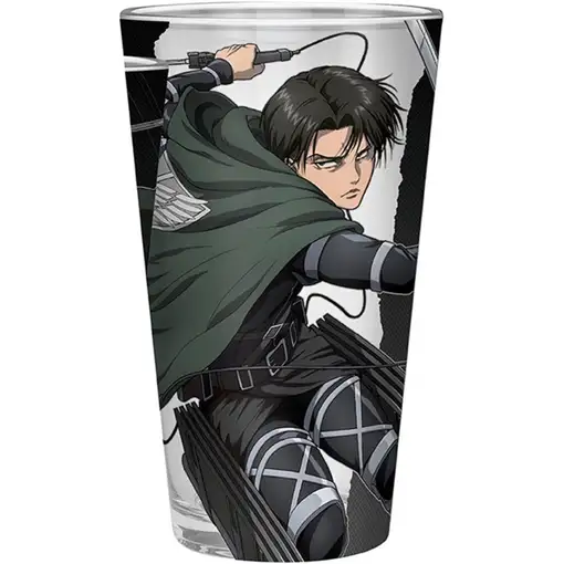 Vaso Abystyle XXL Ataque de los Titanes Modelo Capitán Levi