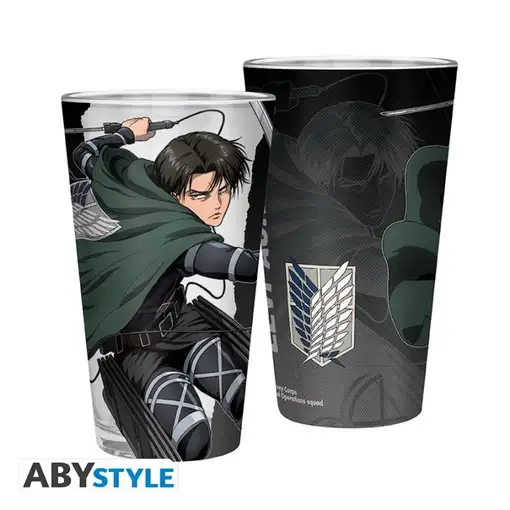 Vaso Abystyle XXL Ataque de los Titanes Modelo Capitán Levi