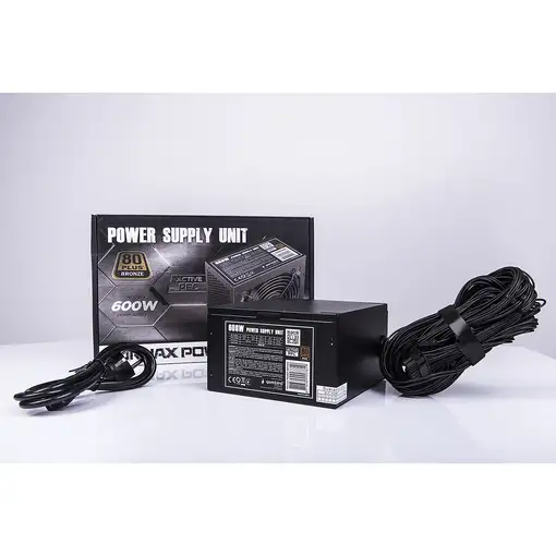 Gembird CCC-PSU80P-BBP-600 unidad de fuente de alimentación 600 W 24-pin ATX ATX