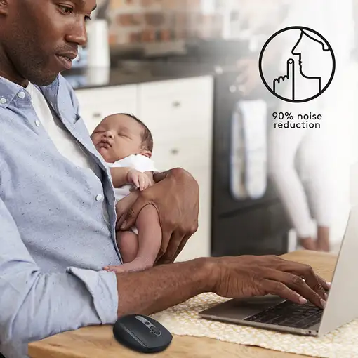 Logitech M590 Multi-Device Silent ratón Oficina mano derecha