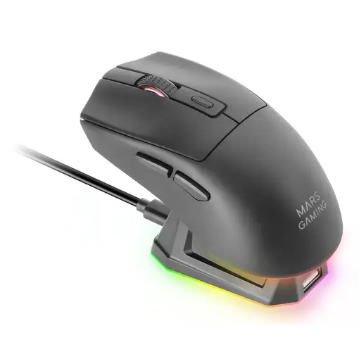 Mars Gaming MM-T3 ratón Juego mano derecha RF Wireless + Bluetooth + USB Type-C