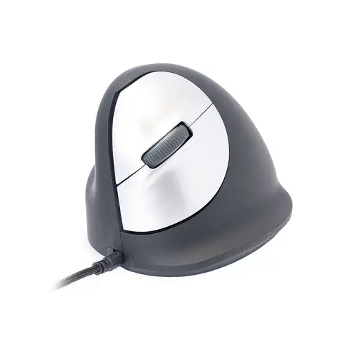 R-Go Tools Ratón ergonómico R-Go HE Break con software de pausa, mediano