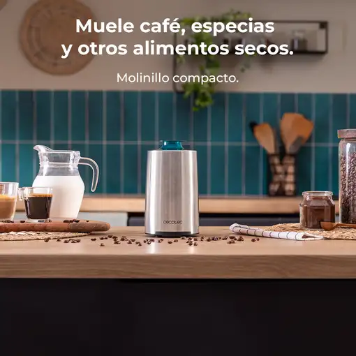 Cecotec Molinillo de café Titanmill 400 Steel