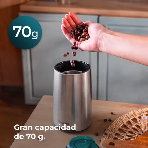Cecotec Molinillo de café Titanmill 400 Steel