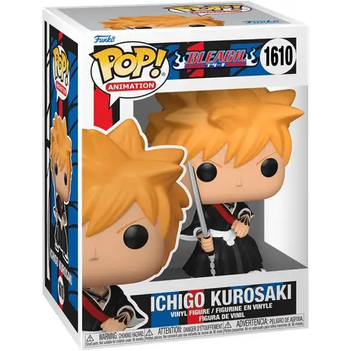Funko pop animacion bleach ichigo con opcion chase metalica 75508