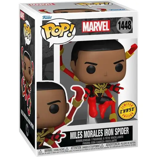 Figura Funko Pop! Marvel Miles Morales Iron Spider Modelo 1448 | 83753