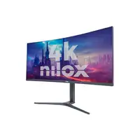 Nilox MONITOR 34" NXM344KD11 ULTRAWIDE 4K CURVO 144HZ 2HDMI 2DP 1MS MMDIA pantalla