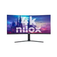 Nilox MONITOR 34" NXM344KD11 ULTRAWIDE 4K CURVO 144HZ 2HDMI 2DP 1MS MMDIA pantalla
