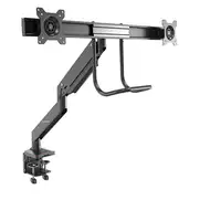 StarTech.com Brazo de Soporte de Montaje para 2 Monitores - con 2 Puertos USB 3.0