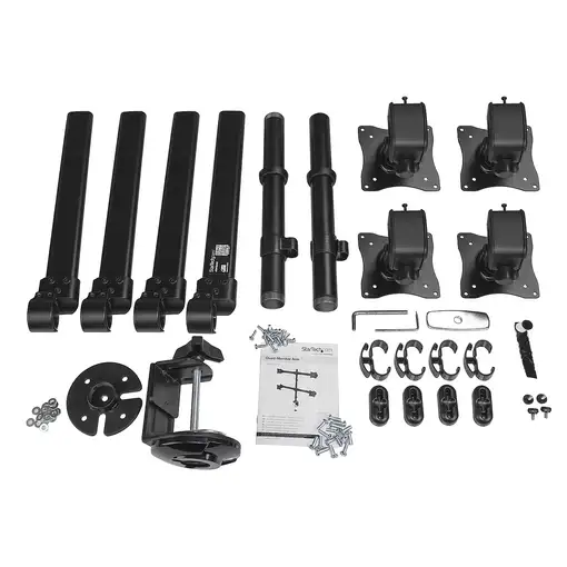 StarTech.com Brazo de Escritorio para 4 Monitores 2x2 de hasta 27" con Montaje VES