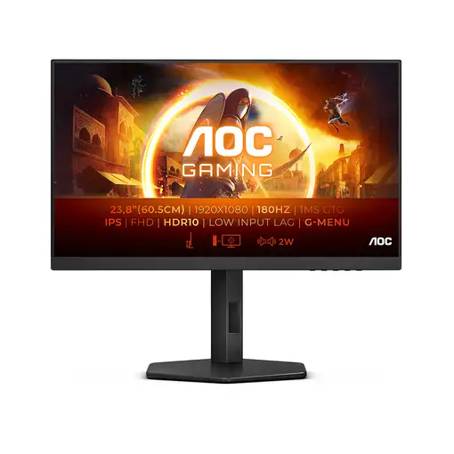 AOC 24G4X pantalla para PC 60,5 cm (23.8") 1920 x 1080 Pixeles Full HD LCD Negro